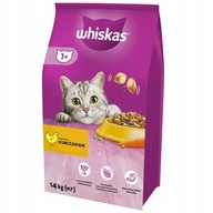 Whiskas Adult kuracie zelenina 14kg Poškodené