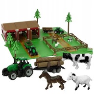 TOY FARM STODOLA FARMA ZVIERATKA FARMA DVA TRAKTORY