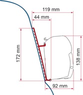 STREŠNÝ ADAPTÉR MARKÍZY FIAMMA F45/F1