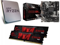 Procesor AMD Ryzen 5 3600 + základná doska B450M + 16 GB RAM