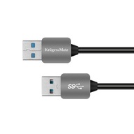 Krüger&Matz USB3.0 kábel zástrčka-zástrčka 1m Kruger&Matz []