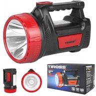 Dobíjacia LED baterka CREE XPG nabíjaná elektrinou z 230V zásuvky TIROSS