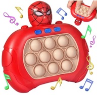 POP IT SPIDERMAN ELEKTRONICKÁ ARKÁDOVÁ HRA PUSH KONZOLE 80 ÚROVNÍ!