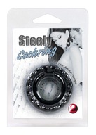 Ring-5070320000 Steely Cockring-Vibrator