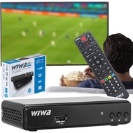 DEKODÉR TV TUNER POZEMNÝ TV prijímač WIWA HEVC DVB-T2 HDMI USB REMOTE H.265