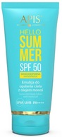 APIS HELLO LETNÁ TELOVÁ OPAĽOVACIA EMULZIA S MONOI OLEJOM SPF 50 200 ml