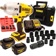 NÁRAZOVÝ KLÚČ DEWALT DCF900M2 18V 2x4Ah 1898Nm 1/2 ZADARMO ZÁSUVKY REDUKCIE