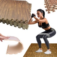 Ochranná podložka pod fitness zariadenia puzzle 4 ks 60x60cm zvukotesná hrúbka XL