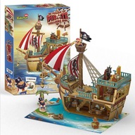 3D PUZZLE PIRÁTSKA LOĎ S POKLADOM 157 dielikov CubicFun