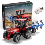 CADA BLOCKS DIAĽKOVÝ OVLÁDANÝ TRAKTOR FARMÁRSKY TRAKTOR S PLUHOM RC 1675 EL