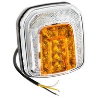 LED predné svietidlo 12/24V IP66 108x102mm