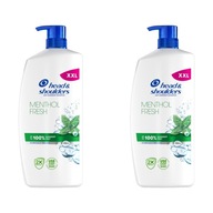 Head & Shoulders Menthol Fresh sada šampónu proti lupinám 800ml x2