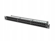 Patch panel Lanberg PPU6-1048-B 48 port 1U kat.6