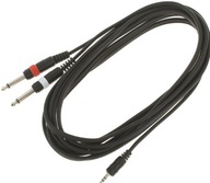 Signálny kábel Mini Jack - Jack 6,3 mm, 5 m