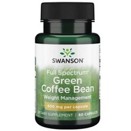 SWANSON GREEN COFFE GREEN COFFEE 400 mg 60 kapsúl.