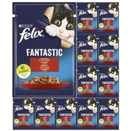 Felix FANTASTIC Kapsičky pre mačky Hovädzie 12x 85g