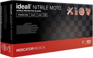 IDEALL NITRILE MOTO nitrilové rukavice ČIERNA XL