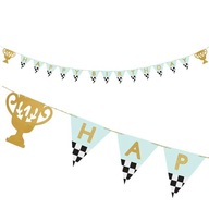 Banner Happy Birthday Cups 2,5 m