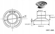 REPRODUKTOR 0,5W YD50 PAPIER 8 Ohm 50mm / 3407