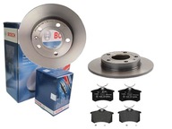 BOSCH ZADNÉ DISKY, DESTIČKY, AUDI A4 B6 B7 EXEO 245MM