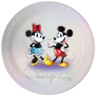 Disney papierové TANIERE 100 MICKEY MINNIE x8