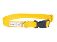 Nastaviteľný nylonový golier Amiplay Samba -L Yellow