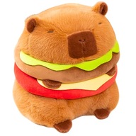 Plyšový maskot Kapybara Plyšový plyšový burger Kapybara 23 cm