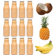 12x Ovocná pena smoothie kokos banán ananás 250ml