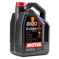 Syntetický motorový olej MOTUL 8100 X-clean 5W30 EFE 5L SN, C2/C3, Dexos2