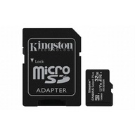 Pamäťová karta Kingston Canvas 32 GB A1 triedy 10