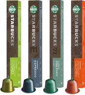 Starbucks Nespresso Capsules Set 4x10 s príchuťou