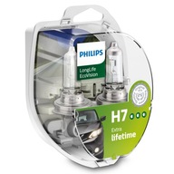 Žiarovky Philips H7 LongLife EcoVision 4x životnosť