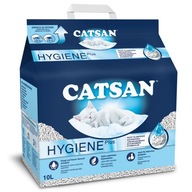 CATSAN HYGIENA PLUS 10L ABSORBČNÍ BENTONITOVÁ PODSTIELKA PRE MAČKY