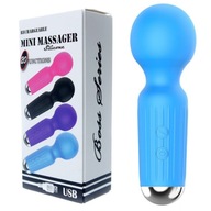 Masážny prístroj Mini Wand, séria USB Blue Boss