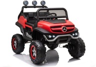 Vozidlo na batérie Mercedes Unimog S Red La