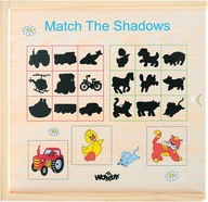 Puzzle Match Shadows 40 dielikov. Woodyland pre batoľatá