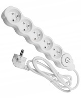 Power Strip 3M predlžovací kábel 5-zásuvkový prepínač