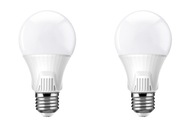 2 x LED E27 9W 3000K pohybové čidlo schodisko