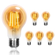 5x Aigostar Filament E27 LED žiarovka 8W 750 ml 2200K Tepl.