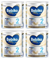 BEBIKO PRO+ 2 UPRAVENÉ MLIEKO PO 6m 4x700g 4BAL.