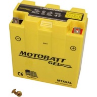 MotoBatt MTX5AL AGM gélová GEL batéria 12V 5Ah