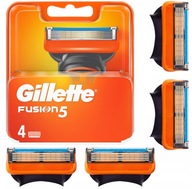 ORIGINÁLNE ČEPELE GILLETTE FUSION 5 VLOŽIEK 4 KS