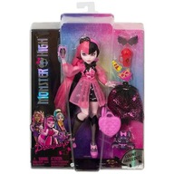 MONSTER HIGH - BÁBIKA DRACULAURA BASIC + ZVIERATKO HHK51