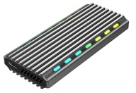 Hliníkový kryt USB 3.1 pre disky M.2 NVMe RGB