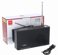 FM WiFi Bluetooth internetové rádio, prenosné malé, dobíjacie optické