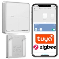 Diaľkové ovládanie Zigbee 3.0 scény TUYA smart FOR osvetľovacie rolety 4 tlačidlá