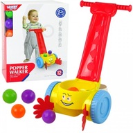 ZBERAČ PUSH LOPTIEK WOOPIE BABY 12m+ LOPTIČKY FAREBNÉ CHODENIE