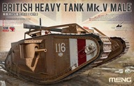 Britský ťažký tank Mk.V muž 1:35 Meng TS-020