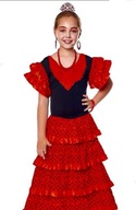 Kostým španielskeho flamenca 8-10 rokov