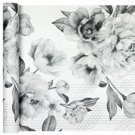 Tapeta Grey Roses s trblietkami + grafika